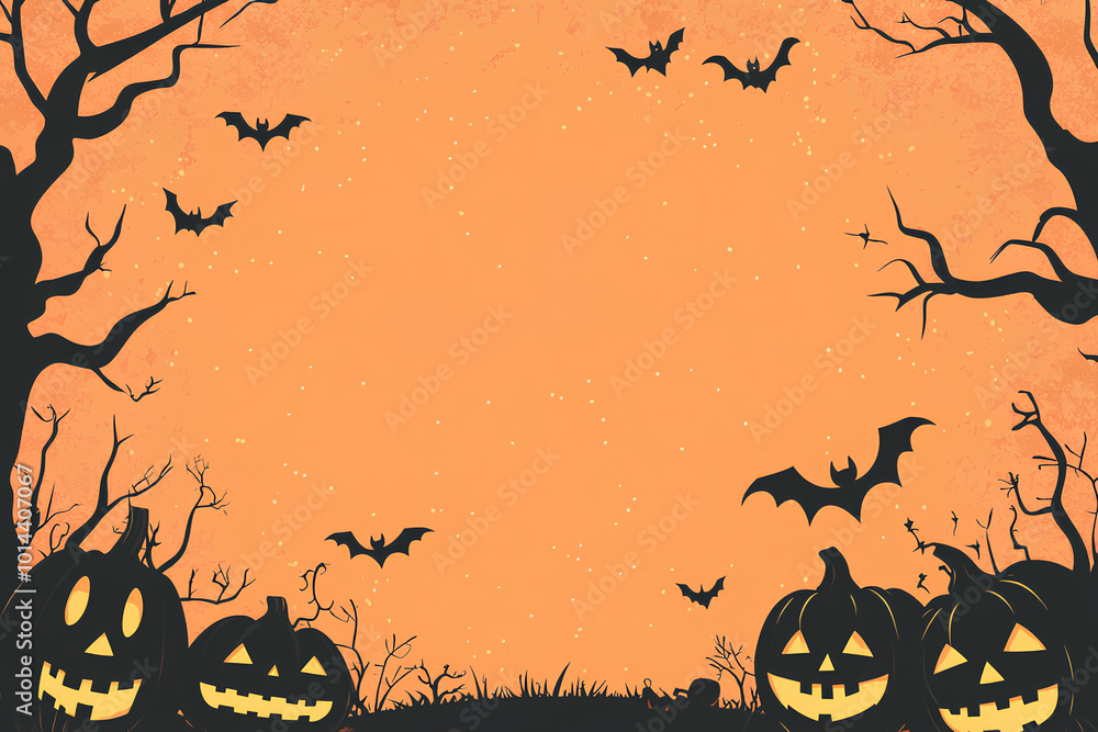 Halloween border for design Halloween border for design