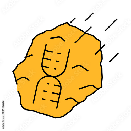 panspermia space line icon vector. panspermia space sign. isolated symbol illustration