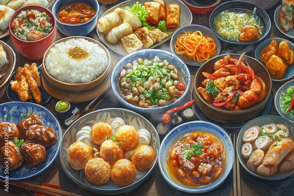 asian food by generative ai asian food by generative ai
