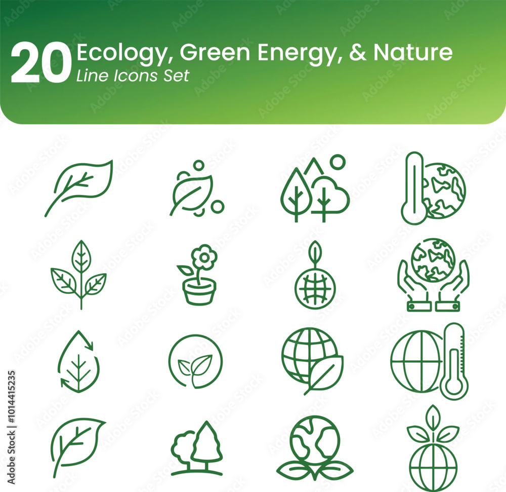 Ecology go green green energy nature organic recylce Icons set vector Ecology go green green energy nature organic recylce Icons set vector
