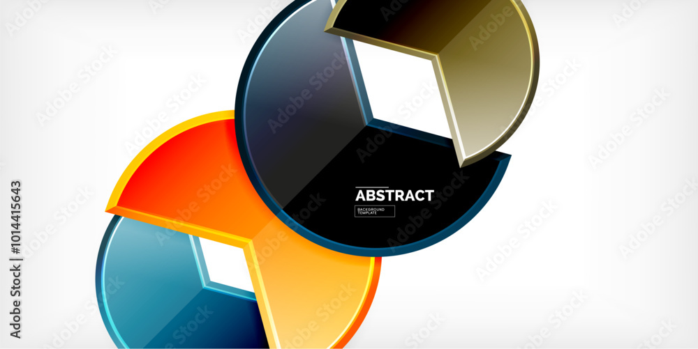 Glass reflective geometric round shapes background. Vector Illustration For Wallpaper, Banner, Background, Card, Book Illustration, landing page Glass reflective geometric round shapes background. Vector Illustration For Wallpaper, Banner, Background, Card, Book Illustration, landing page