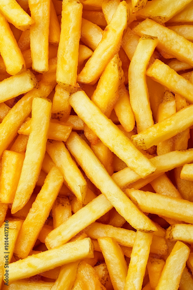 Close-up full frame golden french fries