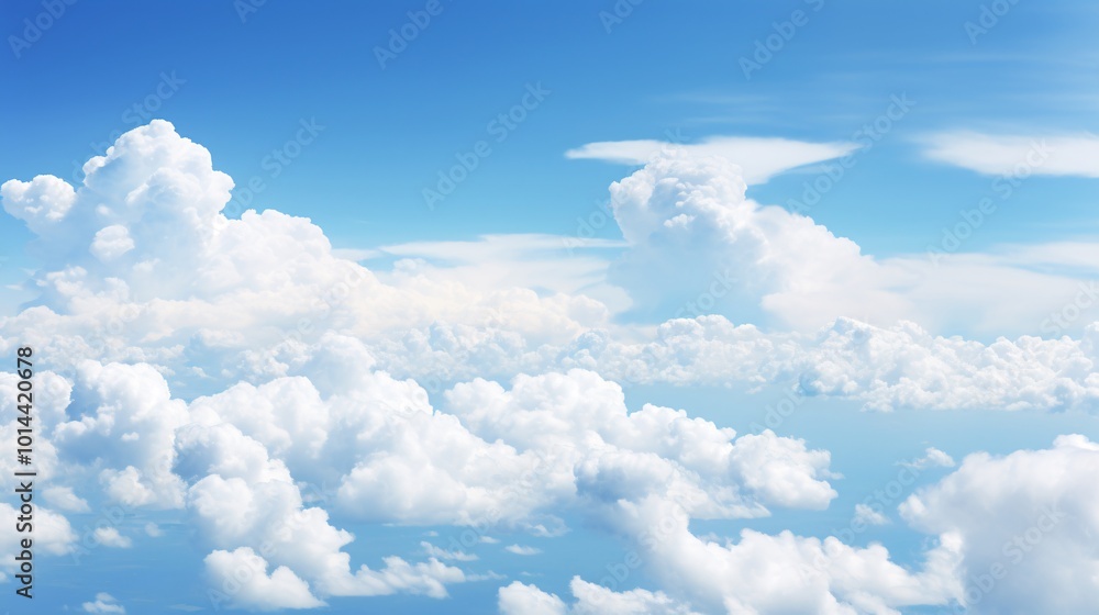 A clear day with a blue sky and thin, streaky clouds A clear day with a blue sky and thin, streaky clouds