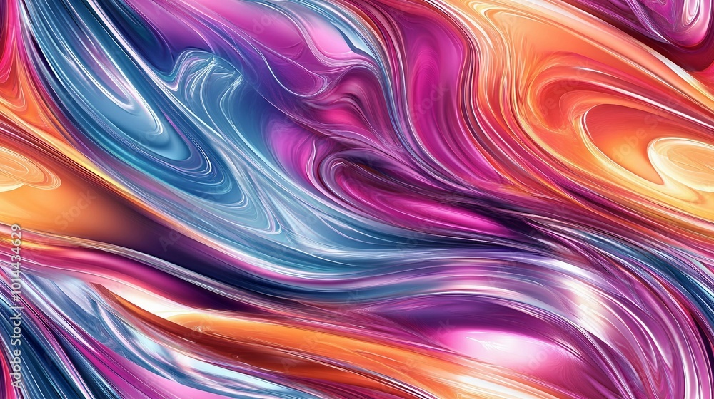 Abstract Swirling Paint Texture in Vibrant Colors Abstract Swirling Paint Texture in Vibrant Colors