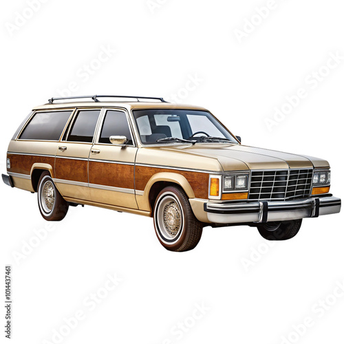 Station wagon on transparent backgroundPNG