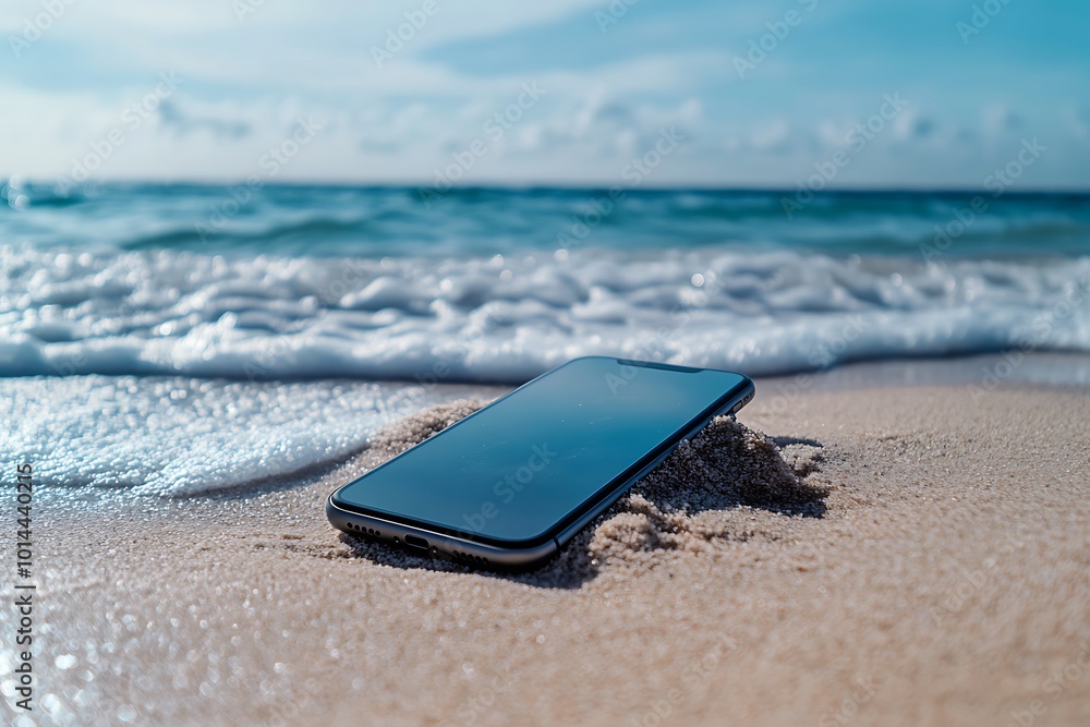 Smartphone in the sea