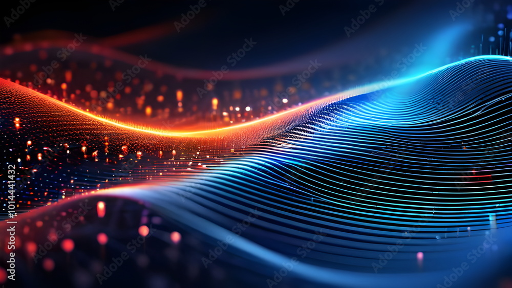 Abstract backdrop with information processing Abstract backdrop with information processing