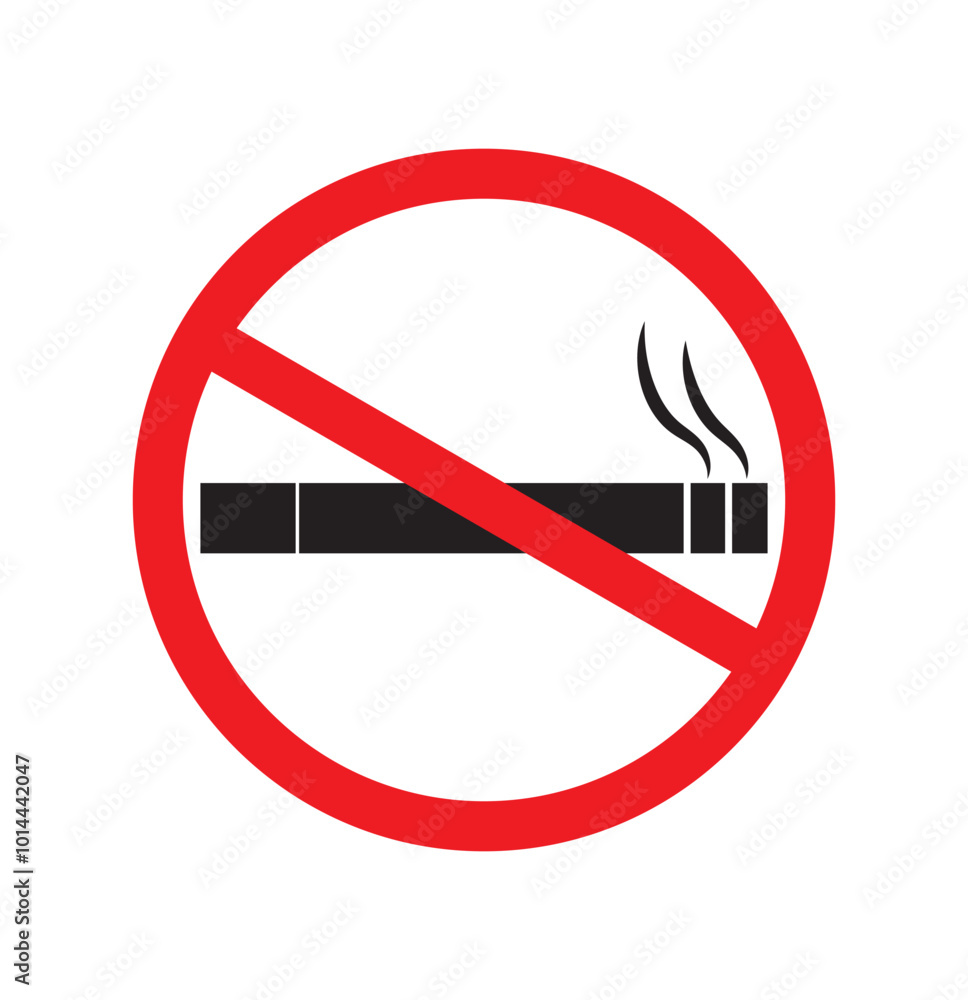 No smoking zone icon vector . no smoke icon vector. smoke ban icon . No smoking zone icon vector . no smoke icon vector. smoke ban icon .