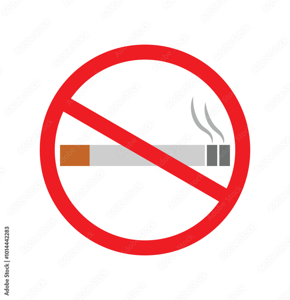 No smoking zone icon vector . no smoke icon vector. smoke ban icon . No smoking zone icon vector . no smoke icon vector. smoke ban icon .