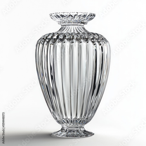 Crystal Vase Isolated