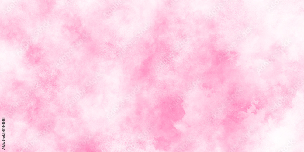 white clouds on pink soft watercolor paper texture, Soft pink clouds texture with white tiny clouds, Beautiful and smooth soft blurred pink texture in center with blank, Smooth bright pink texture. white clouds on pink soft watercolor paper texture, Soft pink clouds texture with white tiny clouds, Beautiful and smooth soft blurred pink texture in center with blank, Smooth bright pink texture.