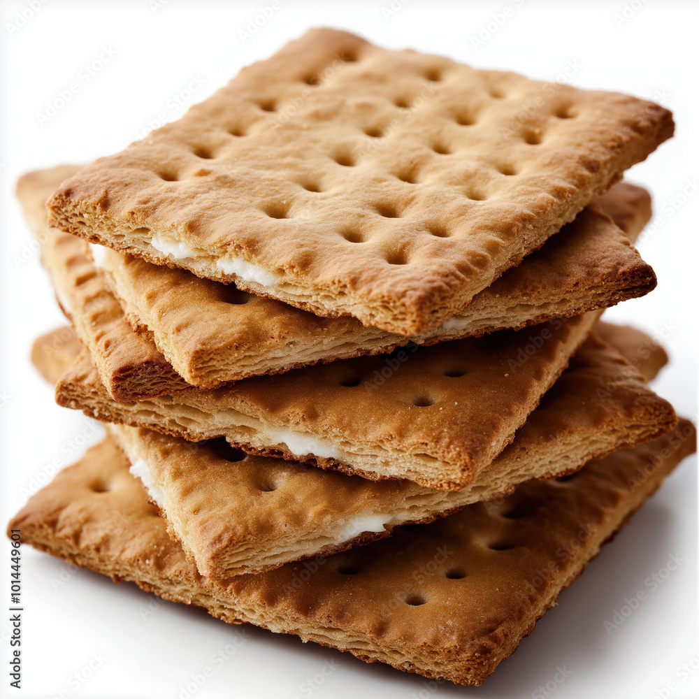 Fototapeta premium Graham Crackers Isolated