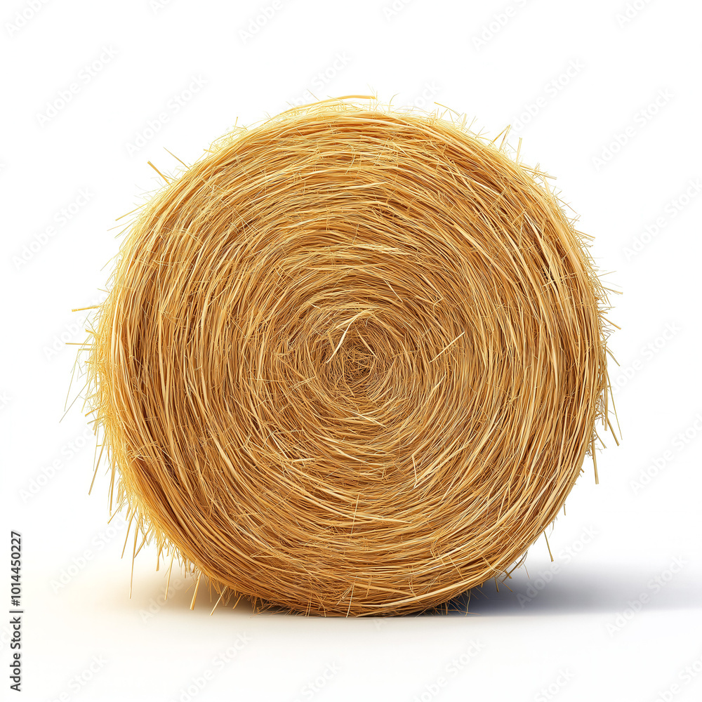 Hay Bale Isolated Hay Bale Isolated