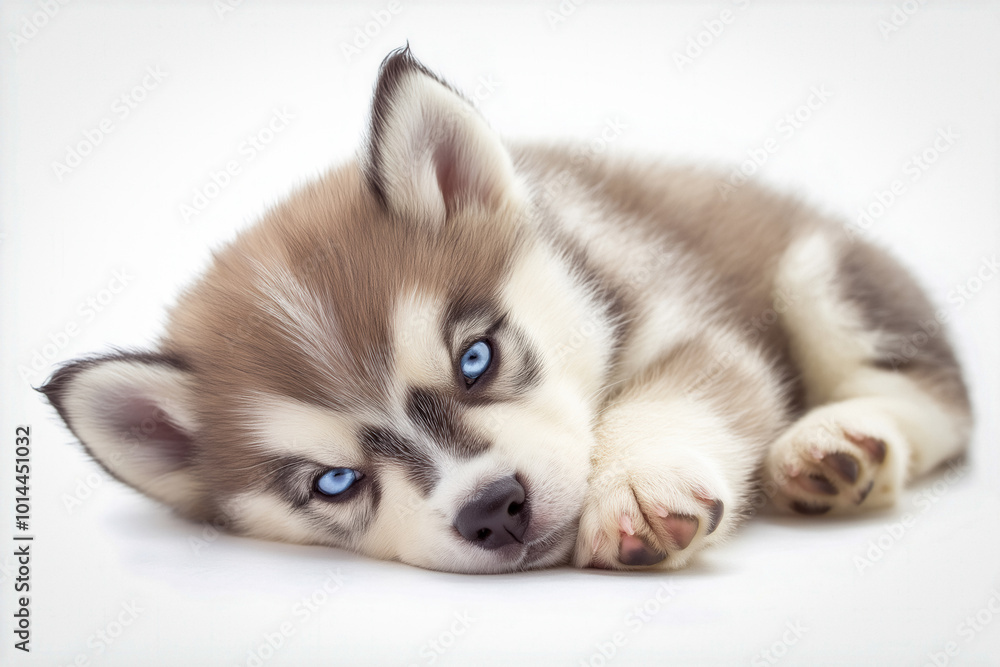 Husky puppy isolated Husky puppy isolated