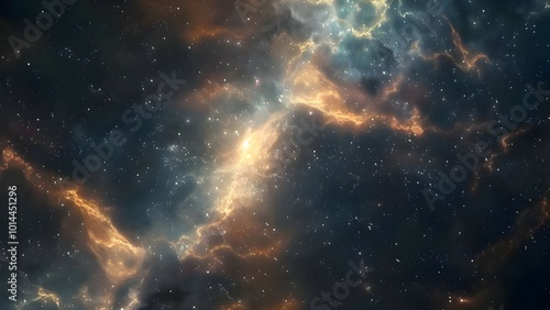 beautiful scenery of space