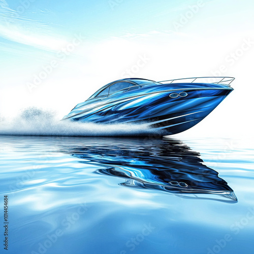 Speedboat Isolated