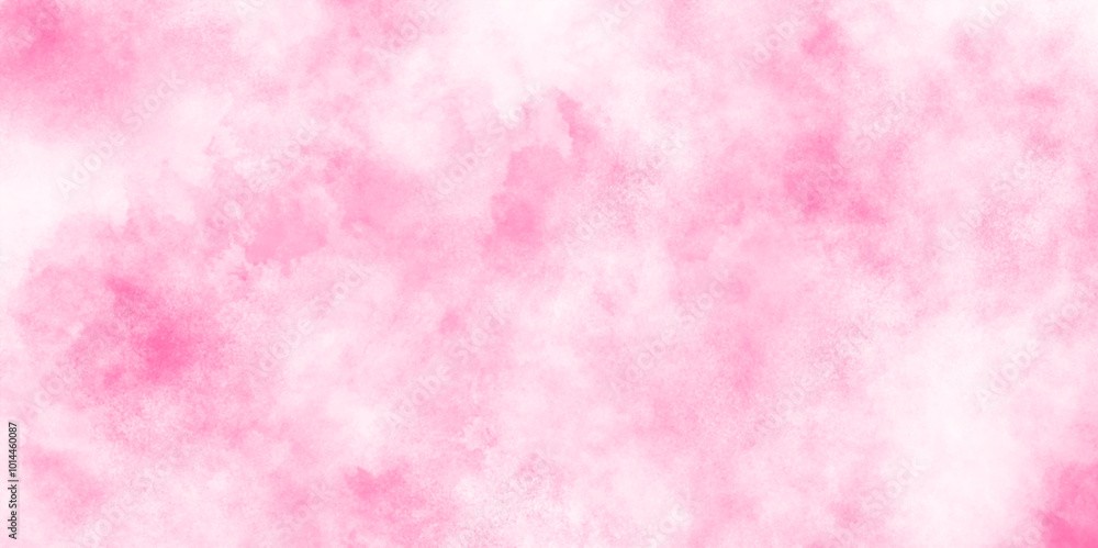 white clouds on pink soft watercolor paper texture, Soft pink clouds texture with white tiny clouds, Beautiful and smooth soft blurred pink texture in center with blank, Smooth bright pink texture. white clouds on pink soft watercolor paper texture, Soft pink clouds texture with white tiny clouds, Beautiful and smooth soft blurred pink texture in center with blank, Smooth bright pink texture.