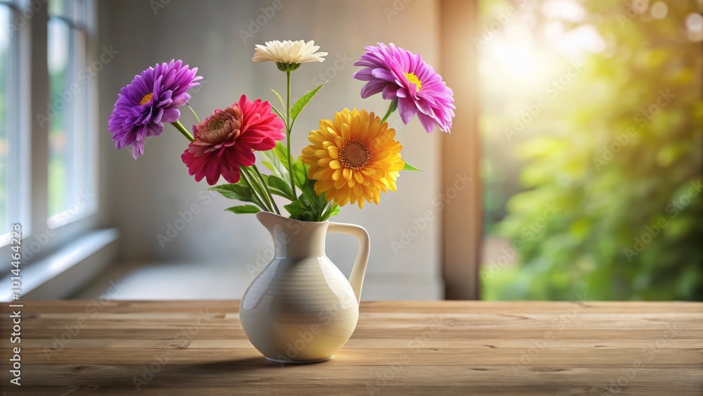 Transform your living space with an elegant vase, featuring three colorful flowers that elevate home decor while Transform your living space with an elegant vase, featuring three colorful flowers that elevate home decor while