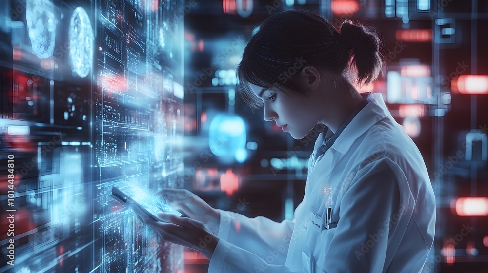a scientist in a laboratory surrounded by scientific in a scientist in a laboratory surrounded by scientific in