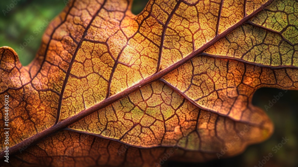 Obraz premium Intricate Leaf Texture