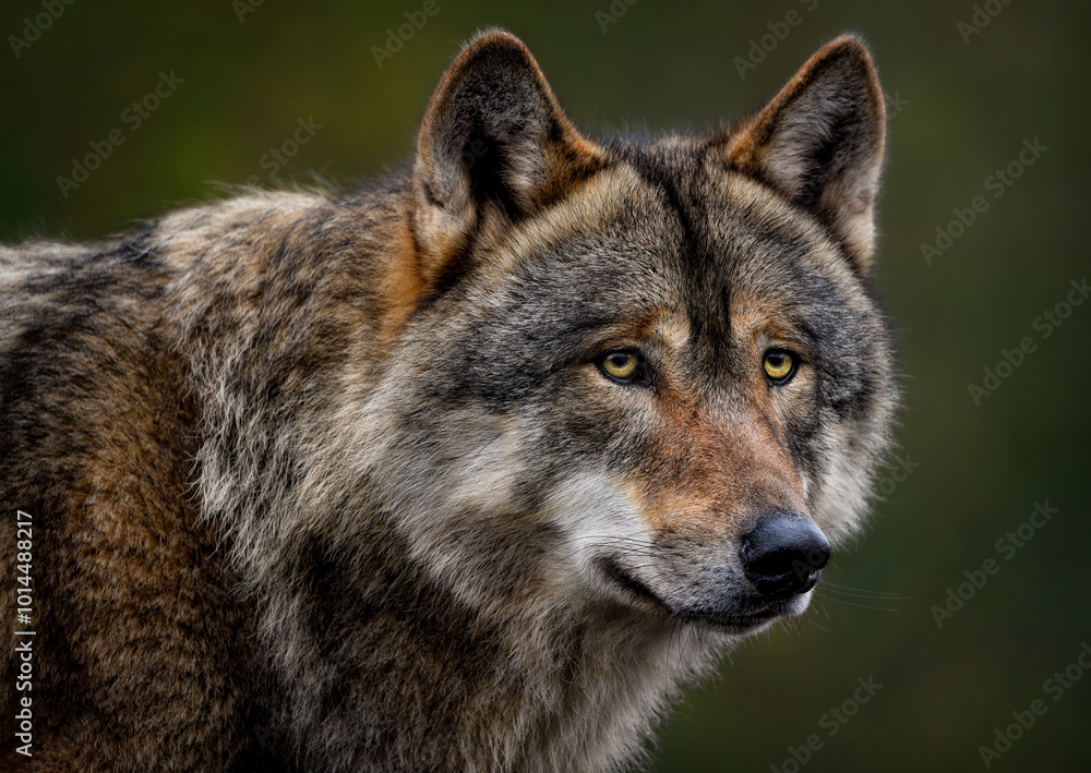A close up of a Grey Wolf (Gray Wolf) A close up of a Grey Wolf (Gray Wolf)