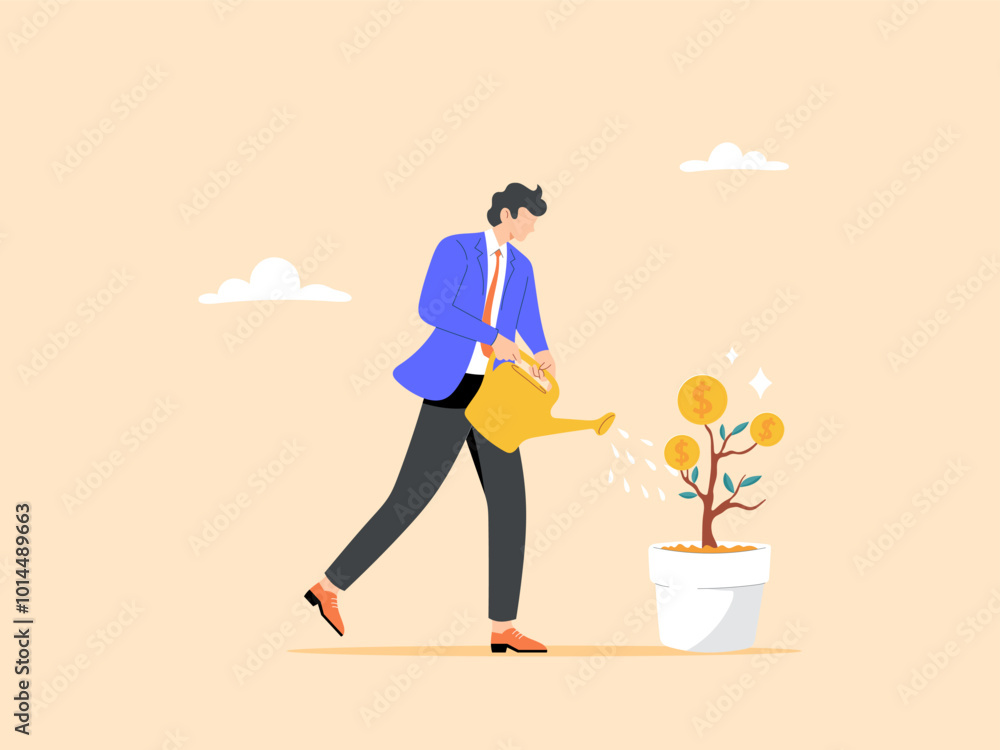 Growth of profits from investment Growth of profits from investment
