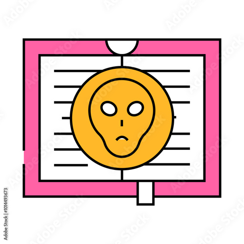speculative fiction literature line icon vector. speculative fiction literature sign. isolated symbol illustration