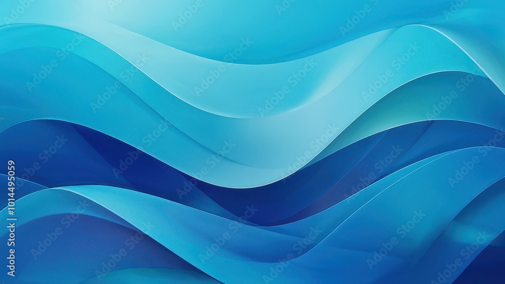 Abstract waves in shades of blue create a serene, fluid background. Abstract waves in shades of blue create a serene, fluid background.