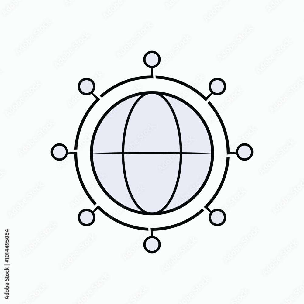 International Icon. Global Networking Symbol - Vector, Sign for Design, Presentation, Website or Apps Elements. International Icon. Global Networking Symbol - Vector, Sign for Design, Presentation, Website or Apps Elements.