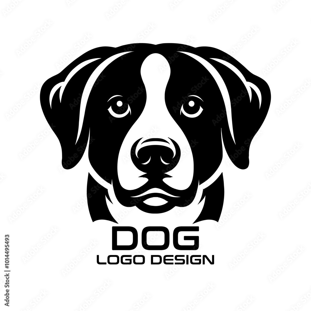 Fototapeta premium Dog Vector Logo Design