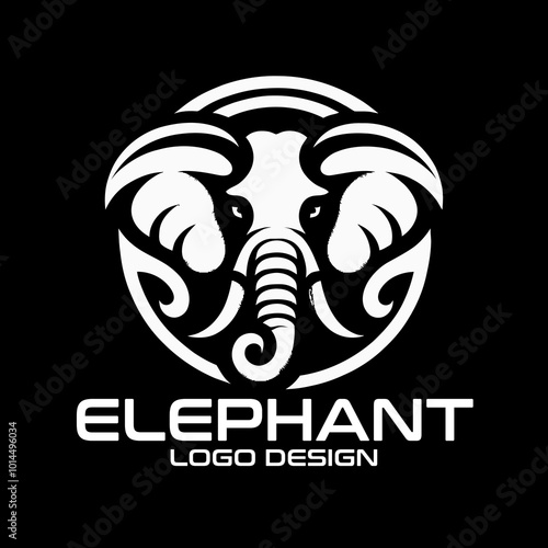 Elephant Vector Logo Design photo