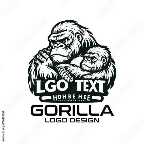 Gorilla Vector Logo Design