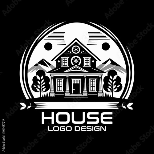 House Vector Logo Design photo