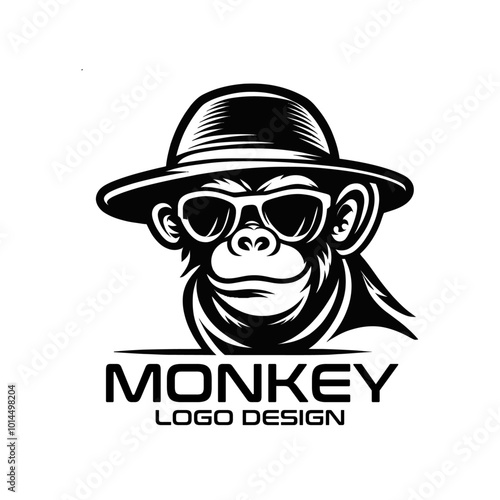 Monkey L Vectorogo Design