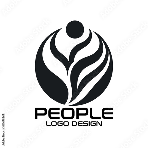 People Vector Logo Design photo