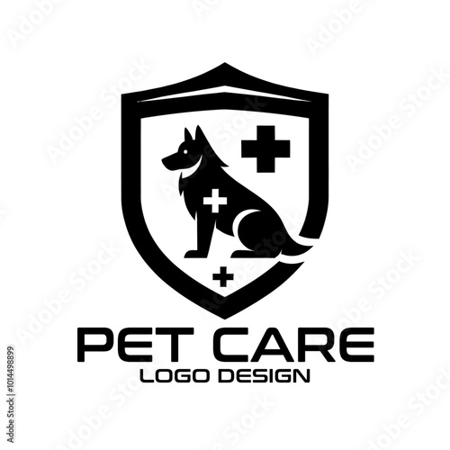 Pet Care Vector Logo Design