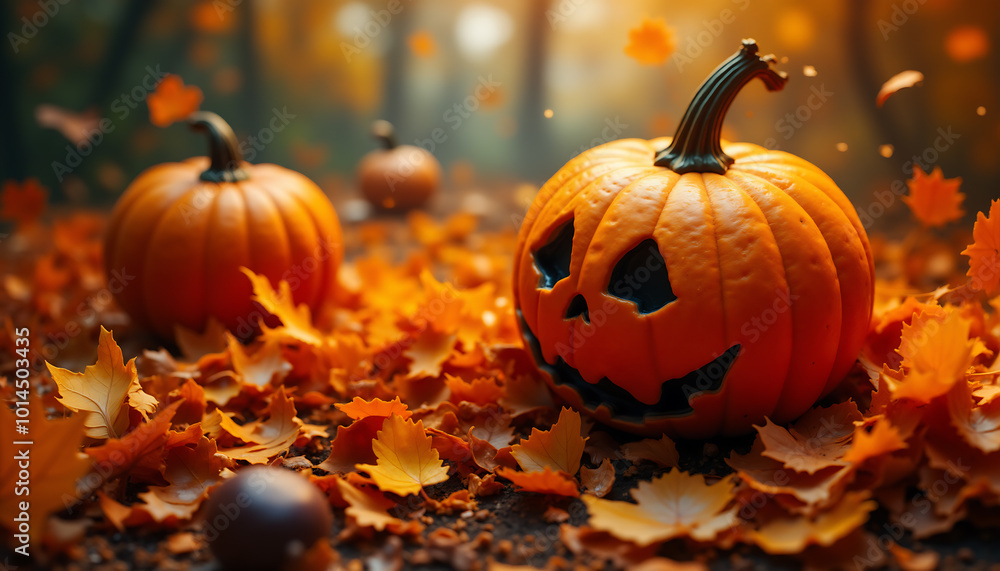 A group of pumpkins with their eyes open A group of pumpkins with their eyes open