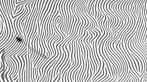 Wallpaper Mural Generative AI, This image captures the essence of minimalist nature, featuring a single tree standing alone in a vast, featureless white space Torontodigital.ca