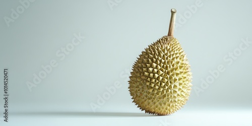 Durian Fruit on White Surface