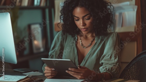 The Woman with a Tablet