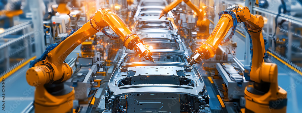 Detailed Automotive Assembly Line Detailed Automotive Assembly Line