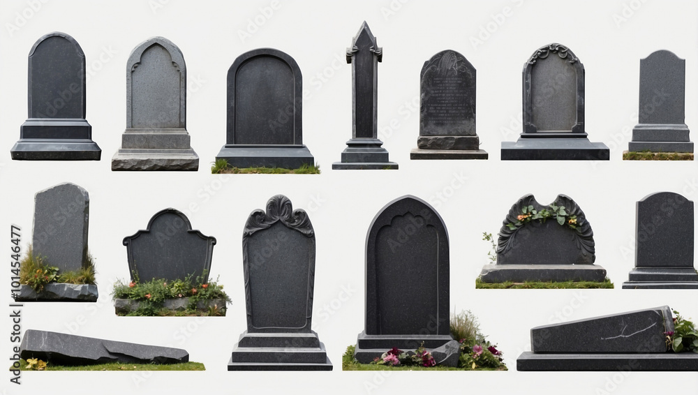 Collection of Tombstones or Gravestones 0 Collection of Tombstones or Gravestones 0