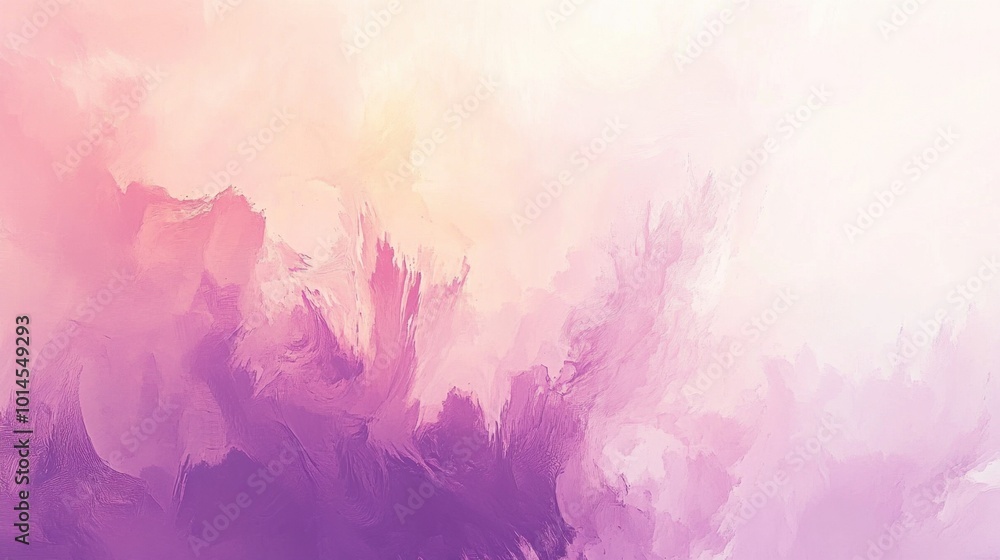 Abstract gradient background in soft lavender and pale pink hues with a clear space for copy on the right Abstract gradient background in soft lavender and pale pink hues with a clear space for copy on the right