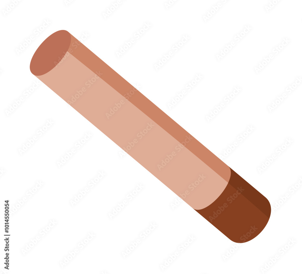 Lipstick tube sticker is a cosmetic product in flat cartoon graphic style. This beauty makeup item showcases modern design, ideal for organic beauty, skincare, and fashion themes. Lipstick tube sticker is a cosmetic product in flat cartoon graphic style. This beauty makeup item showcases modern design, ideal for organic beauty, skincare, and fashion themes.
