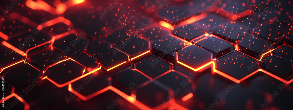 Luminous Red Lattice Luminous Red Lattice