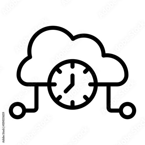 High Availability Vector Line Icon Design