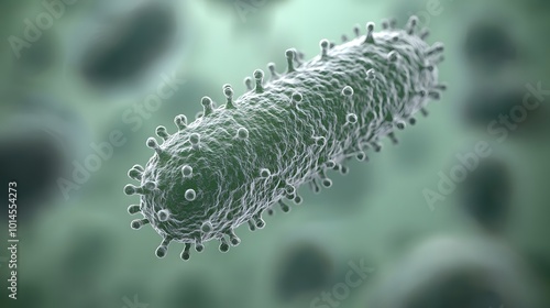 Wallpaper Mural Microscopic View of a Single Cell Bacterium Torontodigital.ca