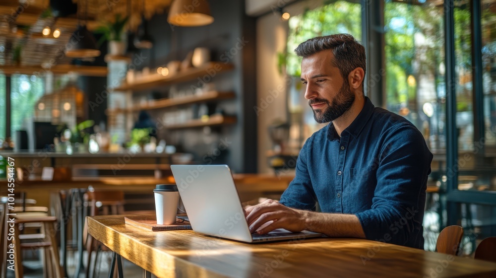 The Productive Man in Cafe The Productive Man in Cafe