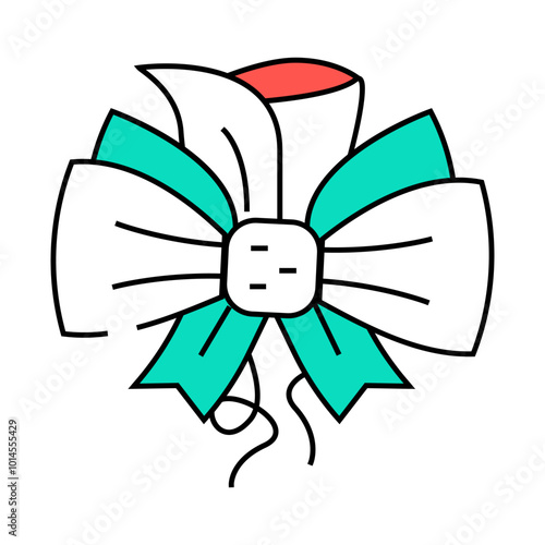 boutonniere groom flower decoration line icon vector. boutonniere groom flower decoration sign. isolated symbol illustration