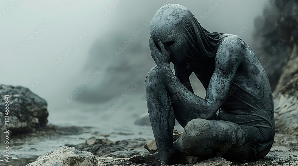 A Figure in the Fog: Exploring the Depths of Despair A Figure in the Fog: Exploring the Depths of Despair